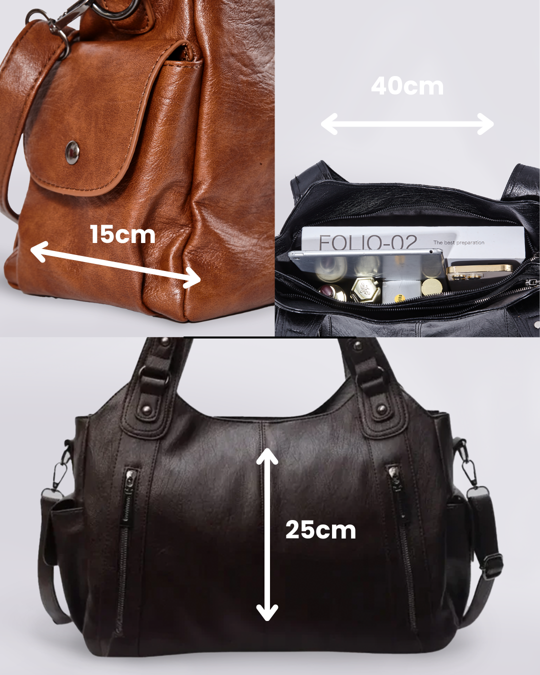 Kalloní Leather Soho Bag